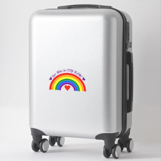 Rainbow Aufkleber (Koffer)