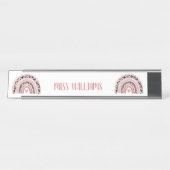 Rainbow-Aufwertung des Lehrers Lange Schreibtisch Schreibtischnamensplakette (Vorderseite )