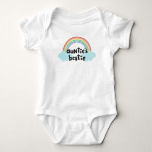 Rainbow Auntie's Bestie Baby Strampler