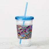Rainbow Aura Crystals Acryltrinkbecher (Rückseite)