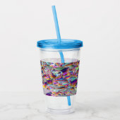 Rainbow Aura Crystals Acryltrinkbecher (Links)
