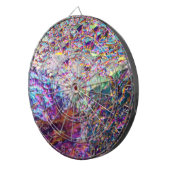Rainbow Aura Crystals Dartscheibe (Vorderseite rechts)