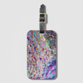 Rainbow Aura Crystals Gepäckanhänger (Vorderseite Vertikal)