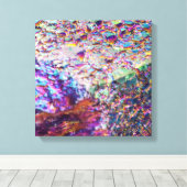Rainbow Aura Crystals Leinwanddruck (Insitu (Holzboden))