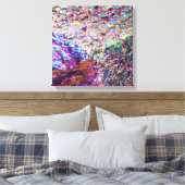 Rainbow Aura Crystals Leinwanddruck (Insitu (Schlafzimmer))