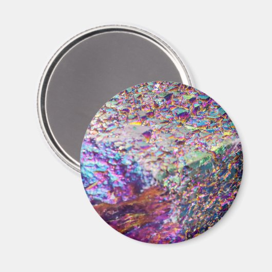 Rainbow Aura Crystals Magnet (Vorderseite/Rückseite)