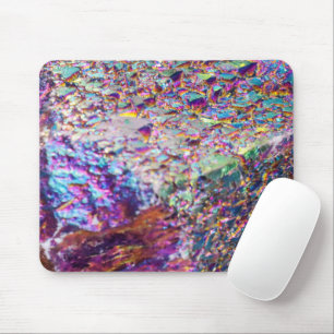 Rainbow Aura Crystals Mousepad