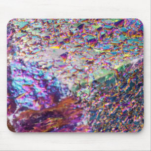Rainbow Aura Crystals Mousepad