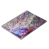 Rainbow Aura Crystals Notizblock (Linke Seite)