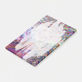Rainbow Aura Crystals Paint Stroke Post-it Klebezettel (angewinkelt)