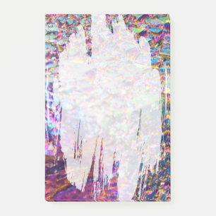 Rainbow Aura Crystals Paint Stroke Post-it Klebezettel