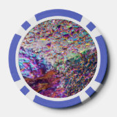Rainbow Aura Crystals Pokerchips (Rückseite)