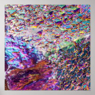 Rainbow Aura Crystals Poster