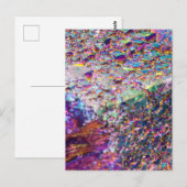 Rainbow Aura Crystals Postkarte (Vorne/Hinten)
