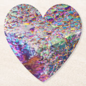 Rainbow Aura Crystals Untersetzer (Vorderseite)