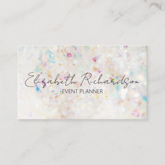 Rainbow Aura Quarz Ristorante La Lanchetta Visitenkarte (Vorderseite)