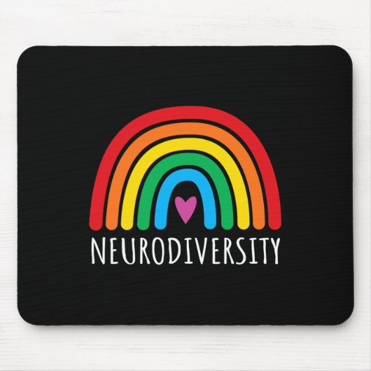 Rainbow Autism Awareness Montag Mens Mousepad (Vorne)
