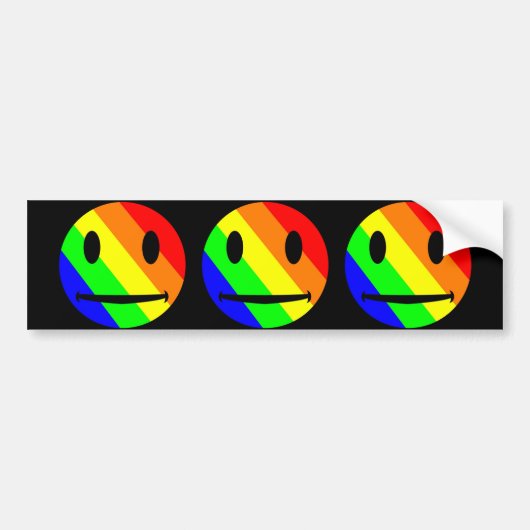 Rainbow Autoaufkleber (Vorne)