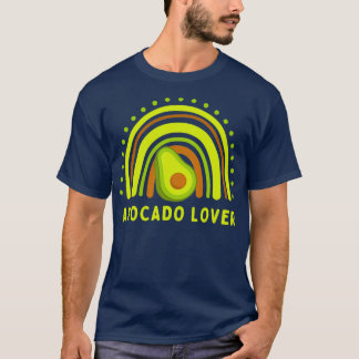 Rainbow Avocado Liebhaber T-Shirt