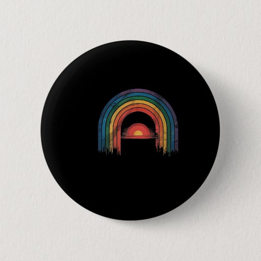 Rainbow Awareness AlVintag Button (Vorderseite)