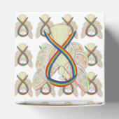 Rainbow Awareness Ribbon Angel Gastgeschenk Box Geschenkschachtel (Oben)
