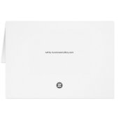 Rainbow Awareness Ribbon Custom Ursache Engel Card (Rückseite Horizontal)