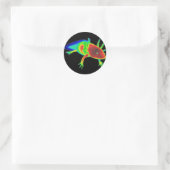 Rainbow Axolotl Stickers (Tasche)