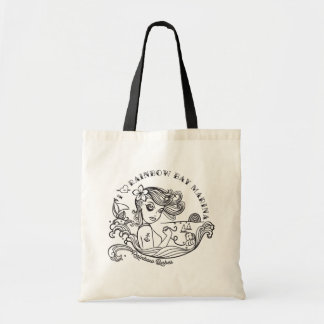Rainbow Babes Black & White Tasche