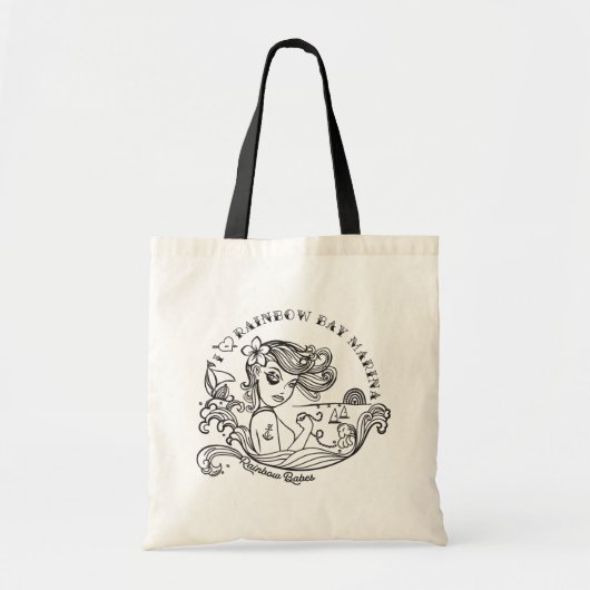 Rainbow Babes Black & White Tasche (Vorne)