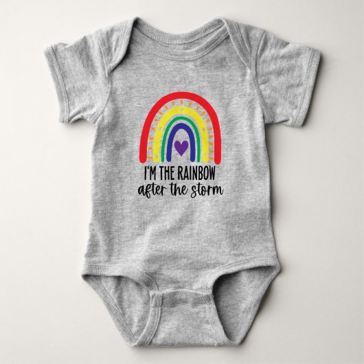 Rainbow Baby Baby Strampler (Vorderseite)