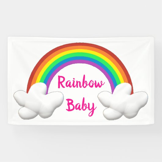 Rainbow Baby Banner (Horizontal)