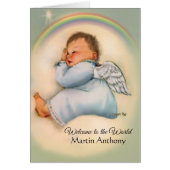 Rainbow Baby Boy Angel Religious Scripture Verse (Vorne)