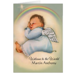 Rainbow Baby Boy Angel Religious Scripture Verse