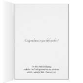 Rainbow Baby Boy Angel Religious Scripture Verse (Innen (Rechts))