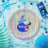 Rainbow Baby Boy Baby Dusche Pappteller (Party)