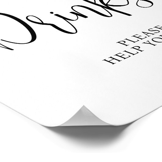 Rainbow Baby Boy Drinks Kinderdusche Schild (Ecke)