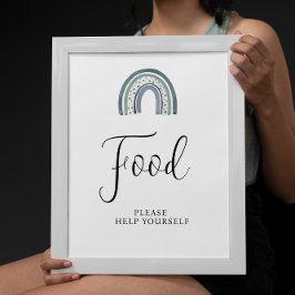 Rainbow Baby Boy Food Baby Duschgel Poster