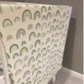 Rainbow Baby Boy Green, Blue, Grau, Fleecedecke