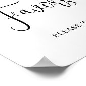 Rainbow Baby Boy Lieblings Baby Dusche Schild (Ecke)