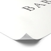 Rainbow Baby Dusche Begrüßungszeichen Poster (Ecke)