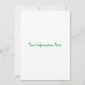 Rainbow Baby Dusche Einladung (Rückseite)