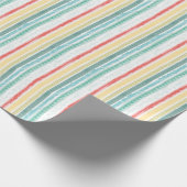 Rainbow Baby Dusche Geschenkpapier (Ecke)