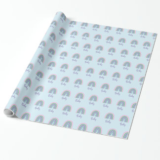 Rainbow Baby Dusche Geschenkpapier