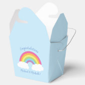 Rainbow Baby Dusche Geschenkschachtel (Geöffnet)