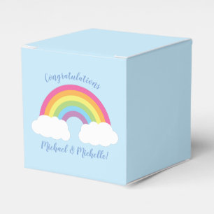 Rainbow Baby Dusche Geschenkschachtel