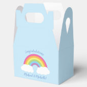 Rainbow Baby Dusche Geschenkschachtel (Geöffnet)