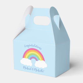 Rainbow Baby Dusche Geschenkschachtel