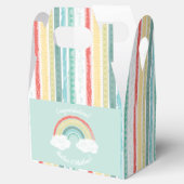 Rainbow Baby Dusche Geschenkschachtel (Geöffnet)