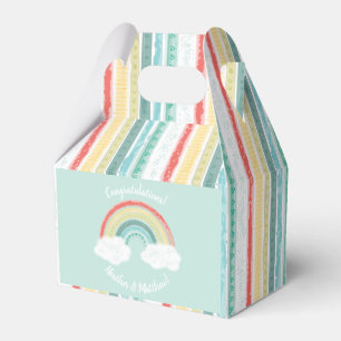 Rainbow Baby Dusche Geschenkschachtel