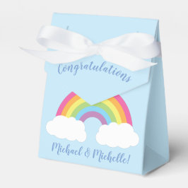 Rainbow Baby Dusche Geschenkschachtel